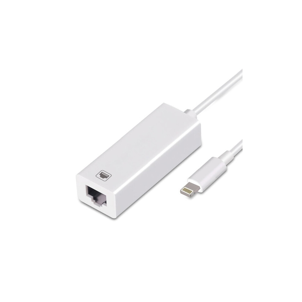 Cqbb Ethernet Rj45 Adapter For Lightning For Compatible With Iphone And Compatible With Ipad 100 9313598821898