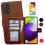Compatible with Samsung Galaxy A53 5G - Leather Case / Protection White 1