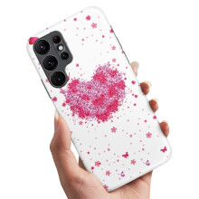 Compatible with Samsung Galaxy S24 Ultra - Case/Mobile Case Flower Heart