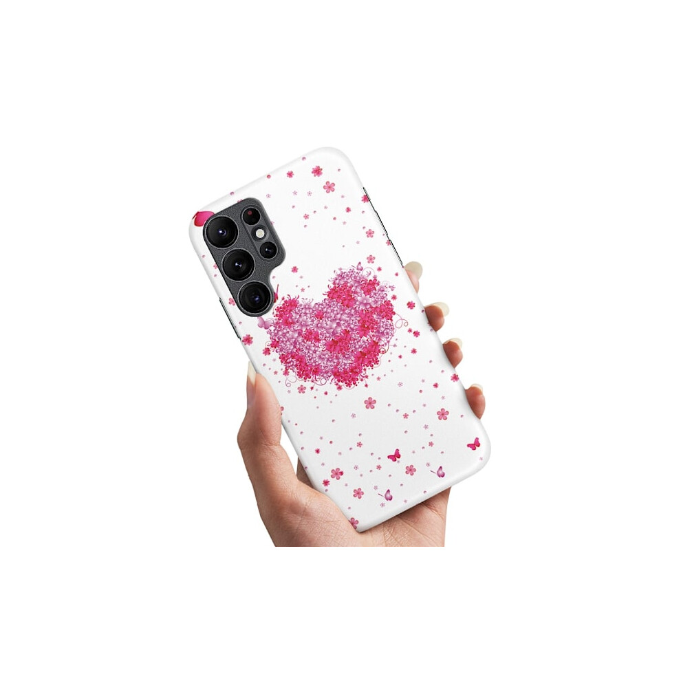 Compatible With Samsung Galaxy S24 Ultra - Case/Mobile Case Flower Heart 9313598821829