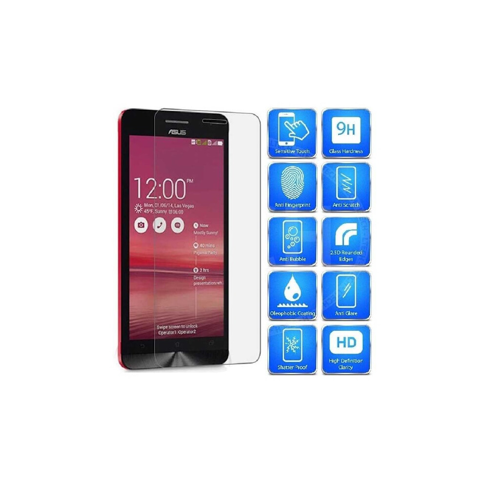 2-Pack Zenfone 5 & 5Z Tempered Glass 0.26Mm 2.5D 9H Transparent 9313598821942