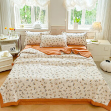 Cotton Throw Blanket, Lightweight Summer Quilt Twin Comforter, Washed Cool Quilt Machine Washable, Thin Quilt for Bedroom Dorm
