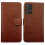 Compatible with Samsung Galaxy A33 5G - Leather Case / Protection White 2