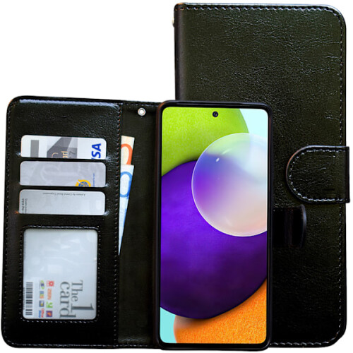 Compatible with Samsung Galaxy A33 5G - Leather Case / Protection White 2