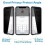 Privacy Magnetic Case for compatible with iPhone 13 Pro Max Red Red 3