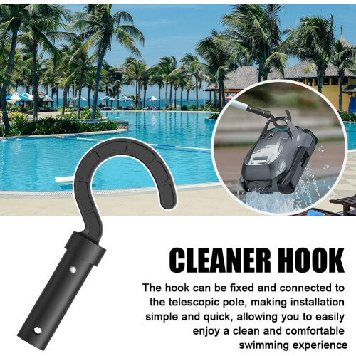 Robotic Pool Cleaner Hook Universal Pole Attachment for Easy Retrieval and Cordless Vacuum Accessory 1