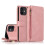 Compatible with iPhone 12 - Professional Rugged Floveme Wallet Case Black 4