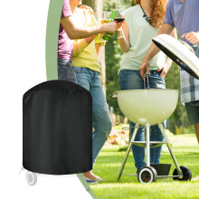 Kettle BBQ Grill Cover, Round Charcoal Grill Cover, Heavy Duty Waterproof Smoker Cover for 28/35 Inch, Outdoor Gas Grill Compatible with Kettle