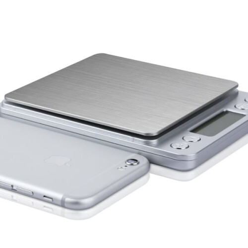 Household scale Max 2kg, 0.1 gram interval Silver 1