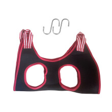 Guardung Dog Cat Grooming Hammock XS-L Pet Restraint Bag Cot Nail Cutting Trimming Bed Pets Accessories for Home Indoor Red black L