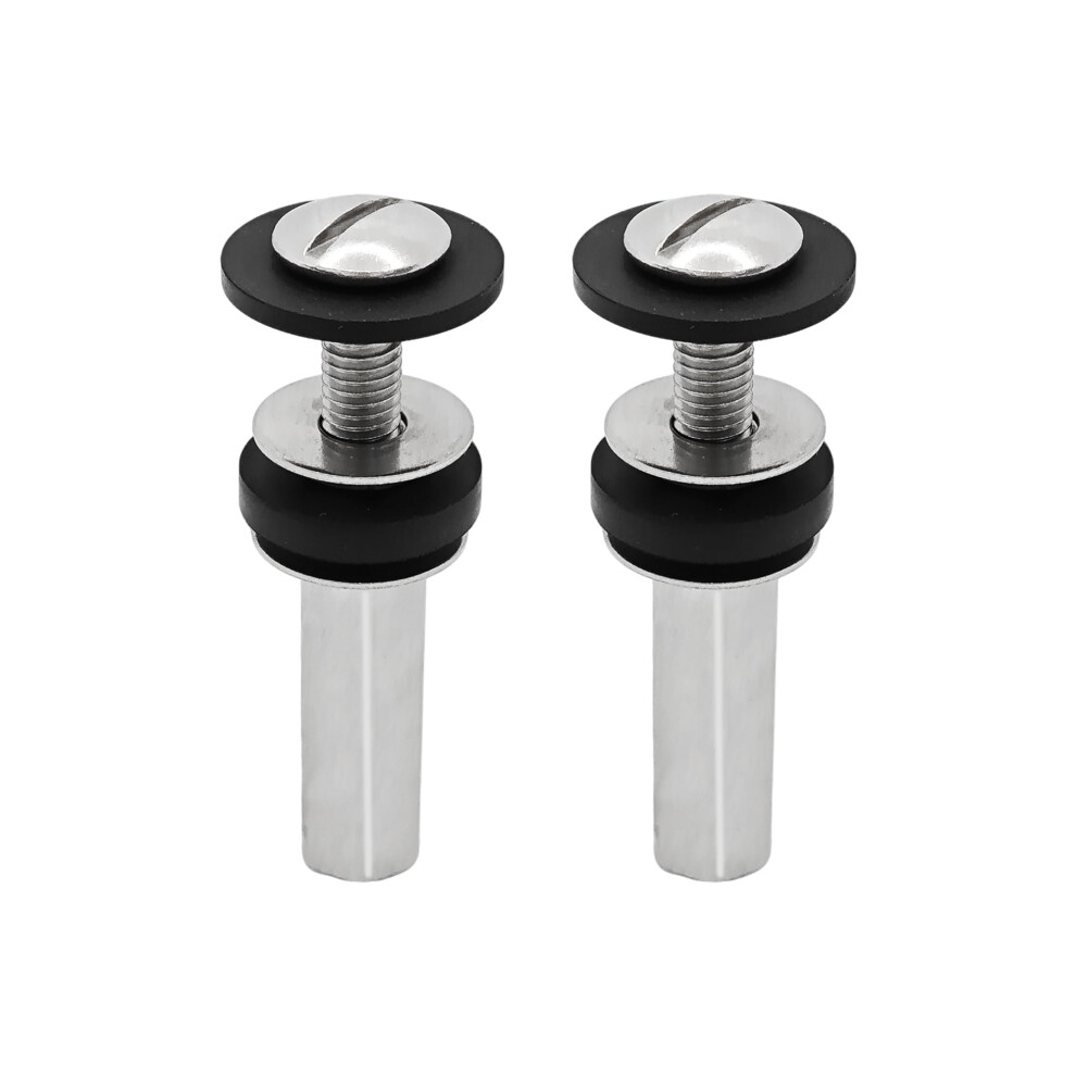 Universal Stainless Steel Toilet Seat Bolts Kit With Extended Lock Nuts, Leakproof And Rustresistant 9070919623073