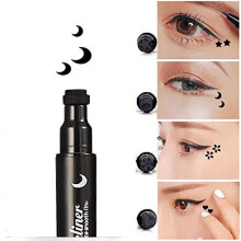 1-Pack Waterproof Winged Stamp Eyeliner - Precision Liquid Eye Liner Pencil for Long-Lasting Makeup Look