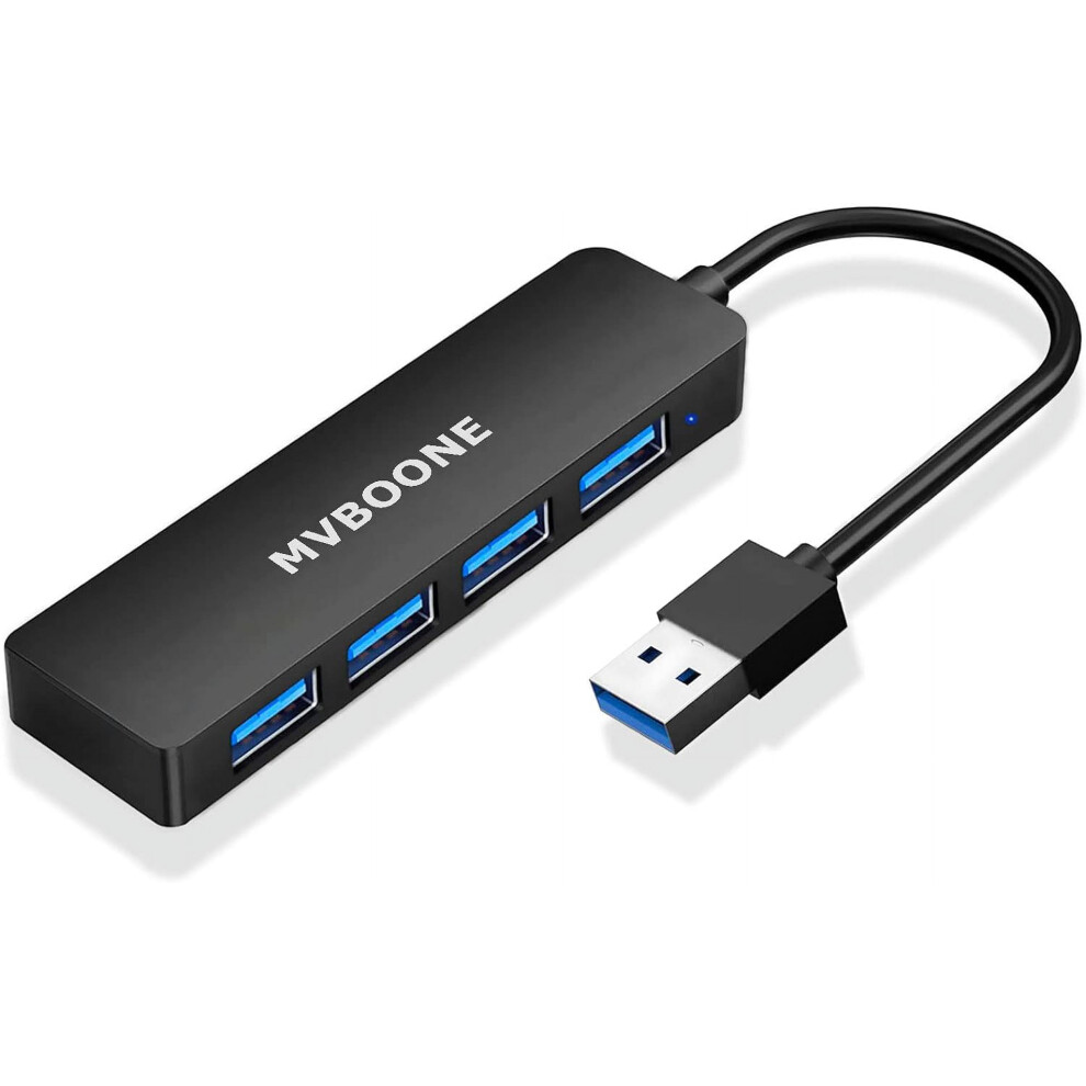 Usb C Hub, 4-Port Usb 3.0 Hub 5Gbps High Speed Data Transfer, Usb Splitter Usb Expander For Laptop, Xbox, Flash Drive, 9448990270262