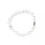 RSAMD Natural Stone & Chevron Arrowhead Beaded Stretch Bracelets Bangles-White 3