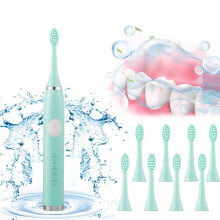 karymi Electric Toothbrush with 8 Brush Heads, 5 Modes, IPX7 Waterproof, Fast Charging & Long Battery Life – Compatible with standard brush heads
