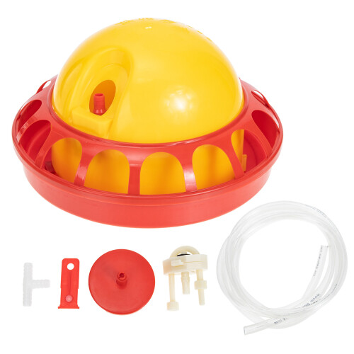 Poultry Watering Bowl Automatic Dispenser Quail Drinker Accessories Drinking Bowls Chick Plastic