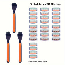 DEKAXID Multi-Layer Razor Hair Removal Tools Shaver Replacement Parts Classic Shaver Razor Blades