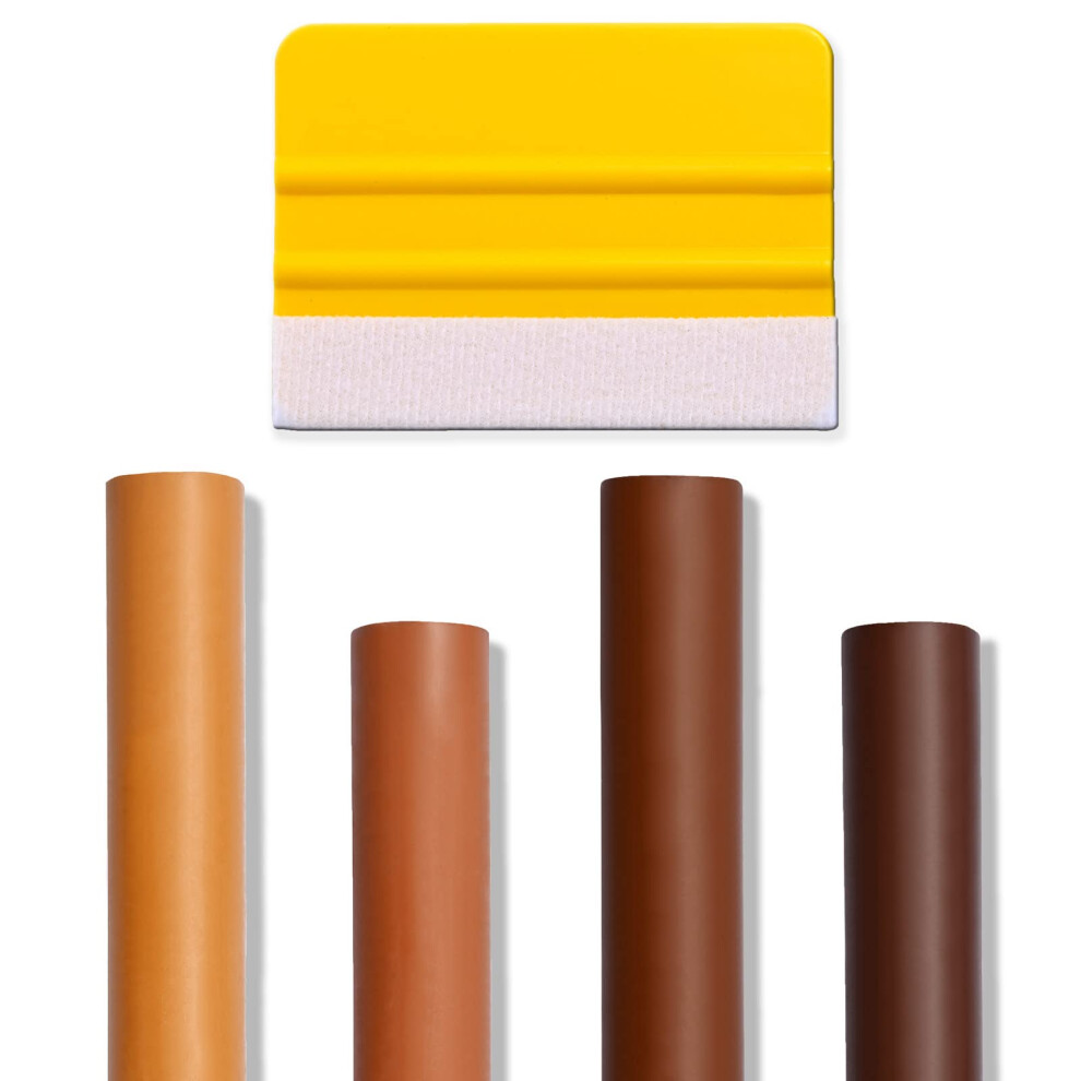 Pronese 11Cm Wax Filler Sticks With Scraper For Oak Wood Laminate Floor Repair Kit, Filler Sticks, Furniture Repair, Scratch Repair(4 Pcs) 31215459