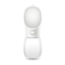 Portable Dog Water Bottle for Small Large Dogs Cat Outdoor Leak Proof Walking Drinking Bowls Chihuahua French Bulldog Accessories White 350ml-PC