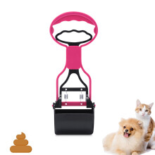 Mixfeer Dog Poop Scooper Long Handle Pet Poop Scooper for Outdoor Yard Dogs Cats Pick Up Waste Cleaning Tools