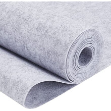 1 Roll Light Gray Felt Fabric Jewelry Box Lining Craft Felt Fabric for Holiday Decorations DIY Photo Frames and Jewelry Box Fabric Strips