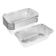25 Pcs Foil Baking Pans Tin Box Parrilla Aluminum Barbecue Household
