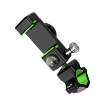 Bike Phone Mount Compatible with Mobile Phones, Motorcycle Holder Stand for Mountain Bike, Electric Car, Metal & Silica Gel Support
