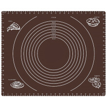 Jygee Non-slip Thicken Heat Insulation Silicone Pastry Mat Pad with Scale Kitchen Baking Tool