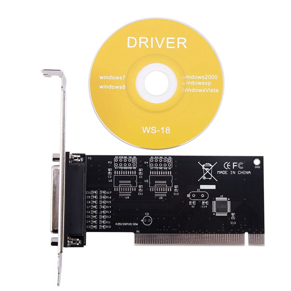 25Pin Parallel Lpt Pci To Parallel Db25 Printer Port Controller Card 9450273643588