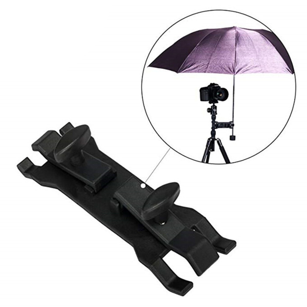Outdoor Camera Tripod Umbrella Holder Clip Photography Accessory Stand Holder Clamp Tripod Umbrella Clamp Light 9450273643397