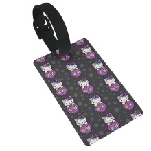 Hello Kitty Luggage Tag Hanger with Name ID Identification Label Removable Wristband for Suitcases Duffel Bags Gym Bags Tool Boxes