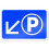 Parking Left Down Arrow Sign 1