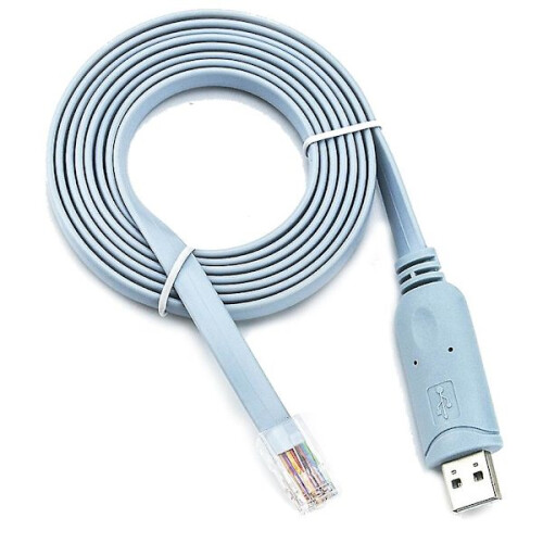 USB RJ45 Cisco-konsolkabel 6ft FTDI Windows 8, 7, Vista, MAC, Linux RS232 2