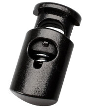 Rope Cord Locks 100pcs Clip End Round Shape Luggage Lanyard Stopper Sliding School Office Supplies