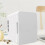 DOMELAY Mini Fridge Multifunction Compact Refrigerator for Outdoor and Office Desktop white 6