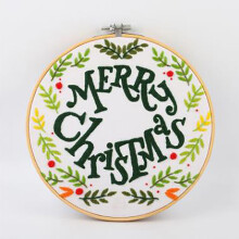 Cyber_Monday Deals 2024 Viflosae Christmas Decorations Indoor Merry Christmas Santa Gift Diy Embroidery Package Christmas Decorations