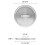 Stock Pot Lid, 100 Quart, Silver 2