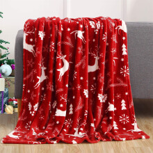 Poaug Fleece Blanket Price Drop , Soft Blanket Christmas Blanket 75*100 Aa (Red Elk 1) Clearance Sale , Blanket Clearance for Room A1