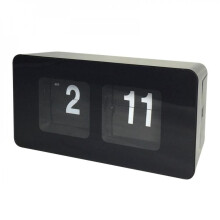 Pretty Comy Flip Clock, Retro Vintage Digital Flip Clock with Alarm, Desk Shelf Decor for Home Office