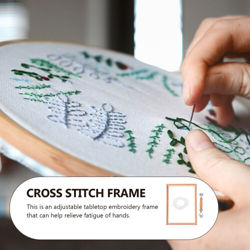 Guangmc Embroidery Tapestry Frame for Cross Stitch & Needlepoint 2