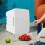 DOMELAY Mini Fridge Multifunction Compact Refrigerator for Outdoor and Office Desktop white 7