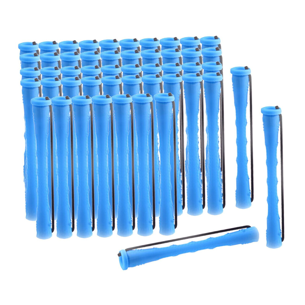 Perm Rods Curling Hair Curly Wavy Rod Set Women Girls , 50Pcs 0.9cm