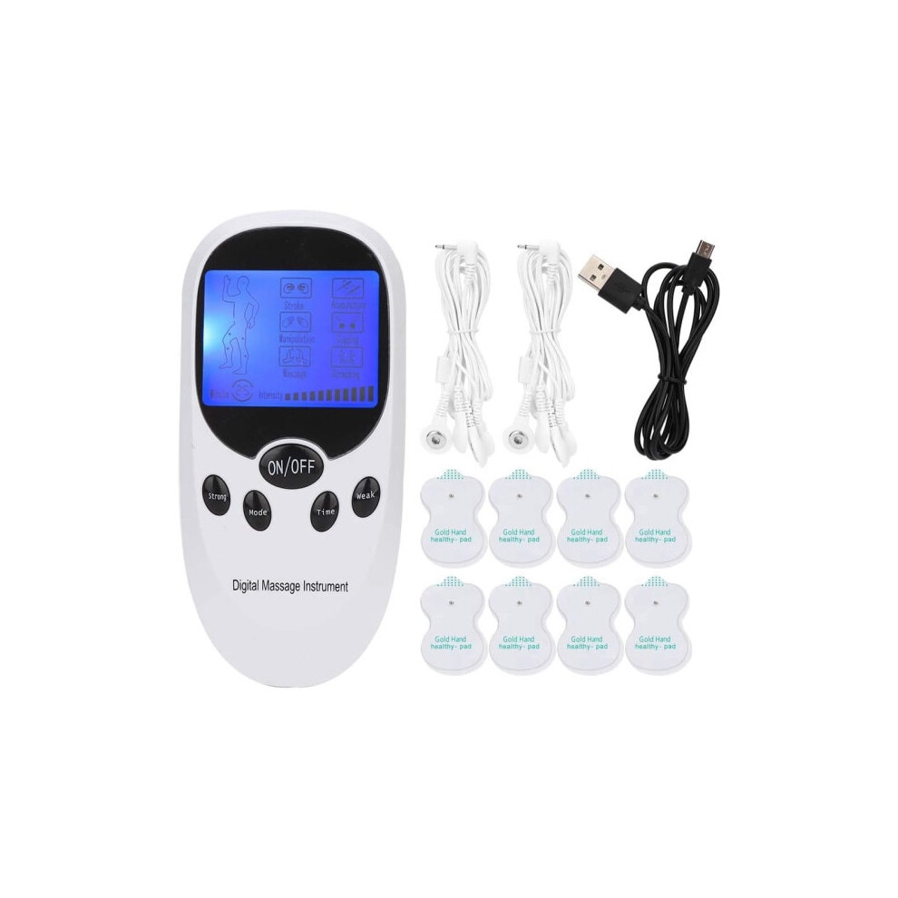 Dual Channel TENS Unit Muscle Stimulator Machine for Pain Relief,