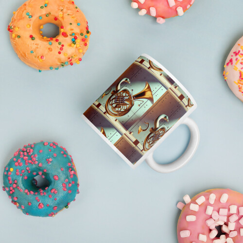 White glossy mug 2