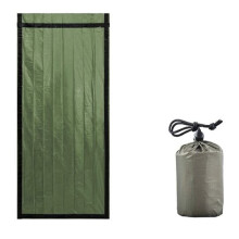 Hiroekza Camping Sleeping Bag, Emergency Thermal Insulation Blanket, Multi-functional Aluminum Film for Outdoor Travel, compatible with camping gear