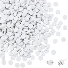 About 600 Pcs Earring Pads Foam Earring Backs Support Pads Stabilize Earrings Disc Pads for Ear Nuts Earring Backs and Jewelry Crafts