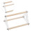 Parrot Training Stand with Triangular Stable Design, Wooden Tabletop Perch for Parakeet Cockatiel Conure 3