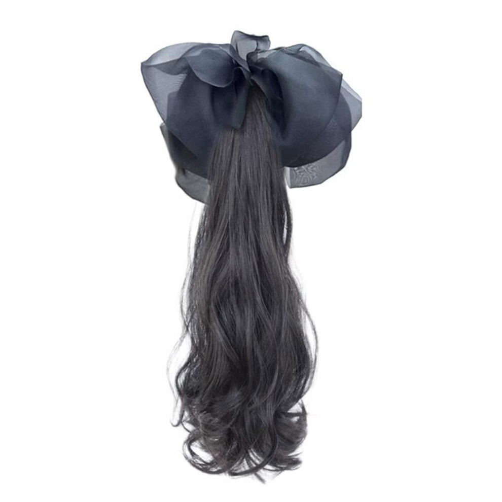 Unisex Best-Clip On Ponytail Hair Extension Synthetic Ponytail Hair Pony Tail Hair Hairpiec= N7o9
