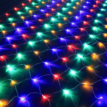 Net Lights Fishing Net Lights Garden Lights Lights Curtain Lights Led Lights Colorful Lights Decorative Lights String Solar Ambient Lights,59*59"