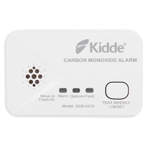 KIDDE Kidde 2030-DCR Compact 10 Year Life Carbon Monoxide Alarm with AA batteries
